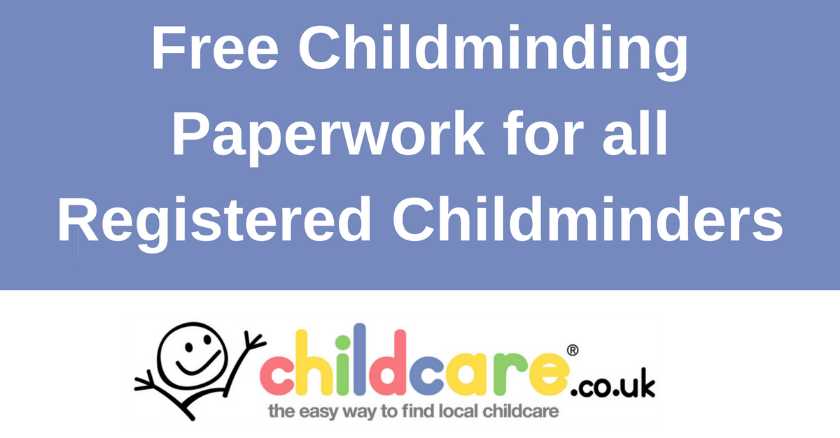 free childminder paperwork  childcarecouk