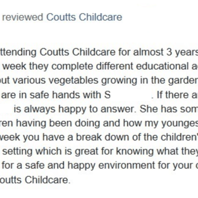 Image from Coutts Childcare