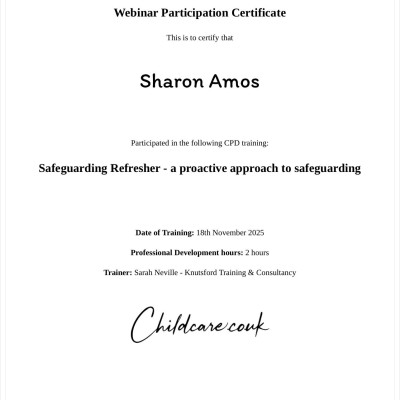 Image from Sharon Amos Services