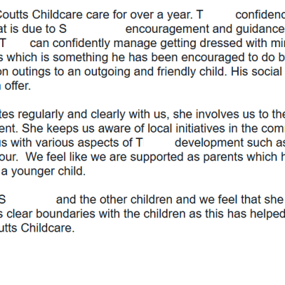 Image from Coutts Childcare