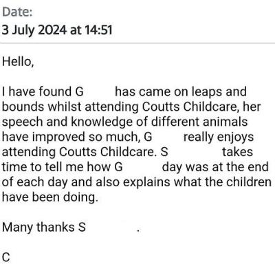 Image from Coutts Childcare