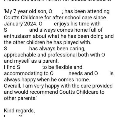 Image from Coutts Childcare